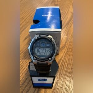 Casio Dual-Tone Digital Watch with World Time